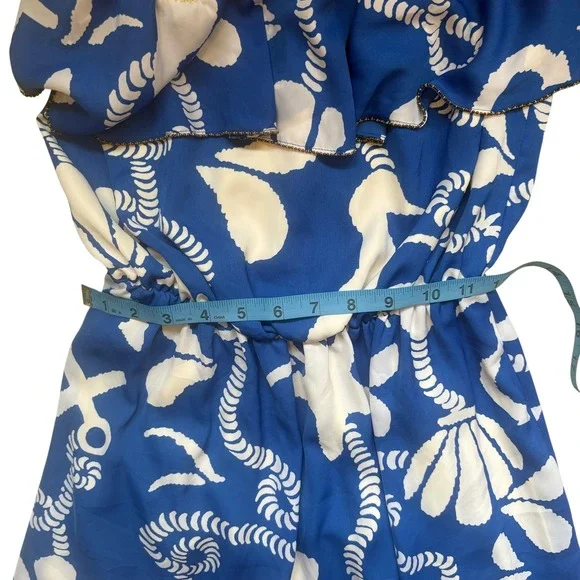 Lilly Pulitzer Dock Hopper Caldwell Dress Strapless Hi-Lo Nautical Summer Size S - Picture 7 of 11